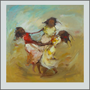Painting by Debebe Tesfaye
